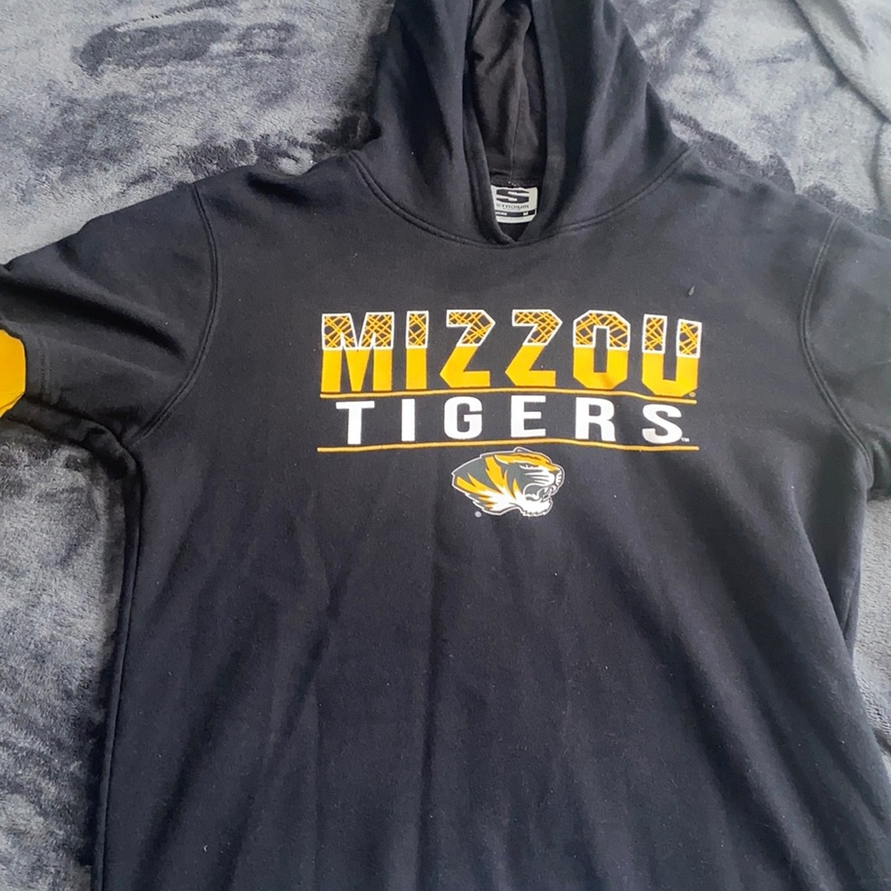 Yellow and black Mizzou sweatshirt
